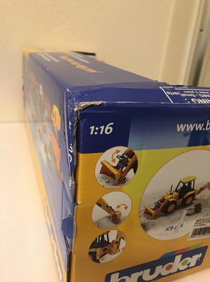 Unopened Bruder 02428 Pro Series JCB 4CX Loader and Backhoe