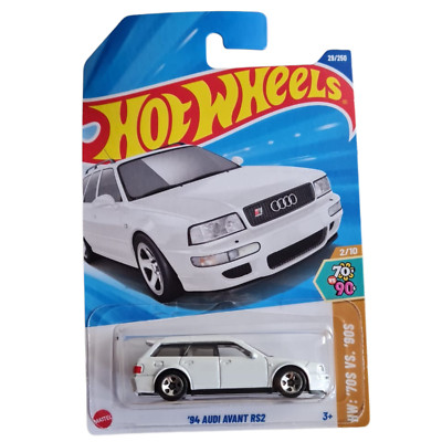 Hot Wheels 94 Audi Avant RS2 White #29 HW 70s VS 80s Mainline 2025 New Case F