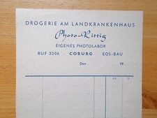 Coburg starszy rachunek blanco, drogeria w szpitalu krajowym zdjęcie jazda konna
