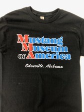 Mustang Museum of America T-Shirt, Front Logo Only, Gildan