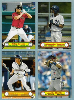 2021 Topps Heritage Minor League Box Topper Baseball Poster Insert - You Pick!