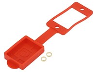 CP299837 Dichtungen FüR Buchsen Mit Deckel Slim Flach Farbe: Rot 29Mm Cliff