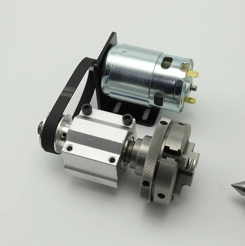 Mini Lathe Woodworking Bead Machine Lathe Chuck Spindle Assembly Rotary Collet - Picture 6 of 16