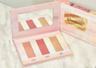 Wander Beauty Wanderess Dusk to Dawn Blush and Highlighter Palette New