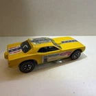 Vintage Hot Wheels Redline Snake Funny Car Yellow US