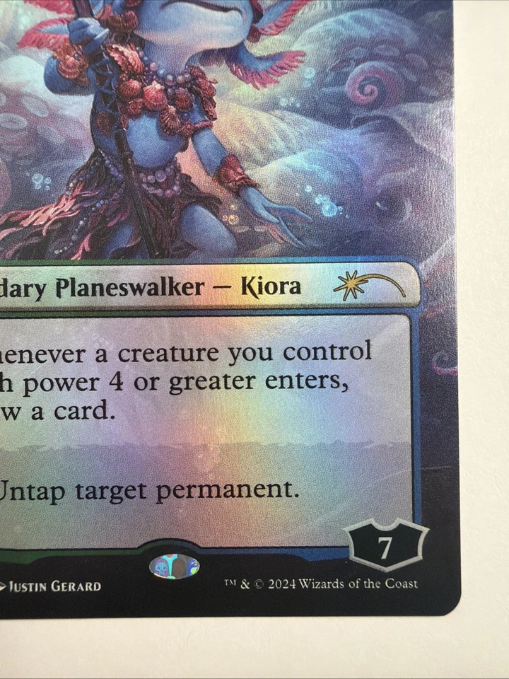 Kiora, Behemoth Beckoner (Rainbow Foil) Secret Lair Drop Foil - Image 4 of 4