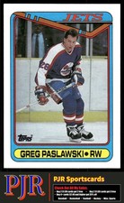 Greg Paslawski 1990-91 Topps #154 Winnipeg Jets