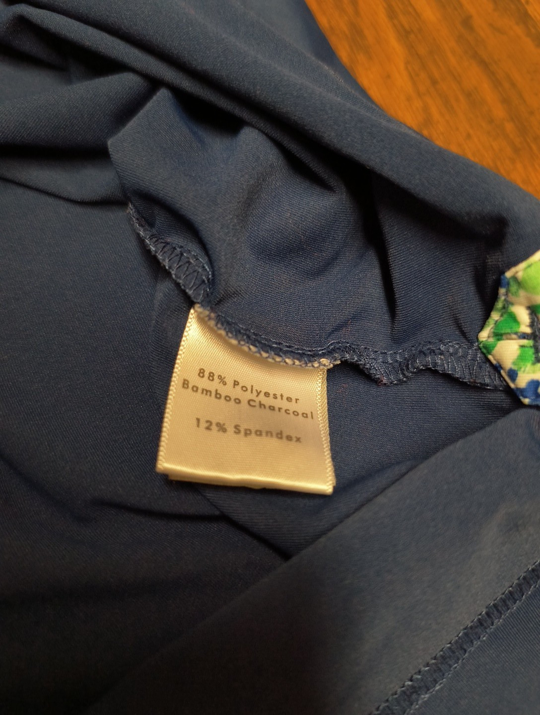 Chubbies Men's Short Sleeve Performance Flag Polo Shirt Navy Blue Size Large