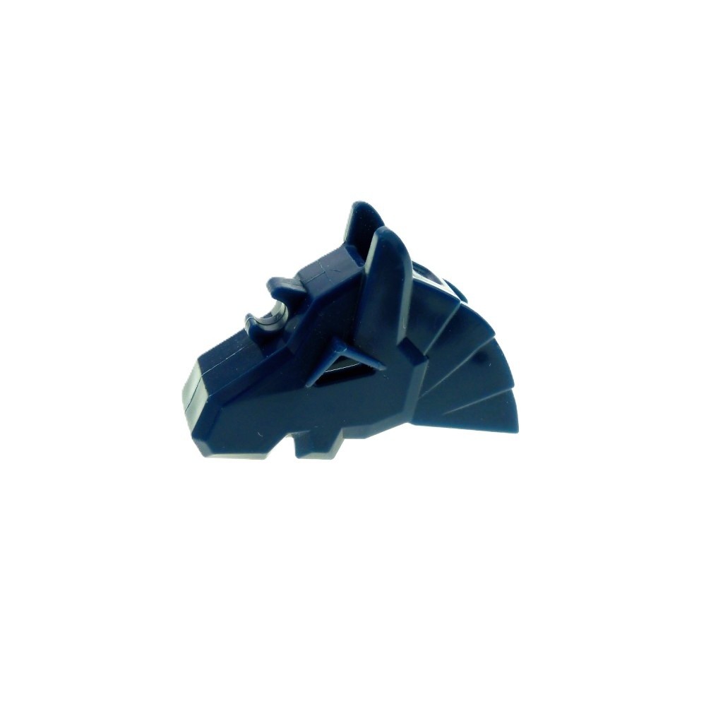 1X Lego Animal Horse Headgear Dark Blue Battle Helmet Armor 4295039 48492