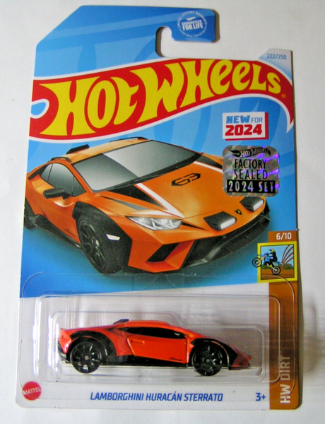 Hot Wheels - Lamborghini Huracan Sterrato - Long Card - Hw Dirt 2024 - HRY87-image