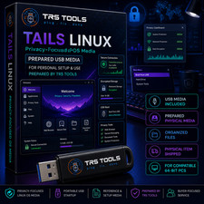 Tails Linux Privacy OS Prepared USB Media for Compatible PCs