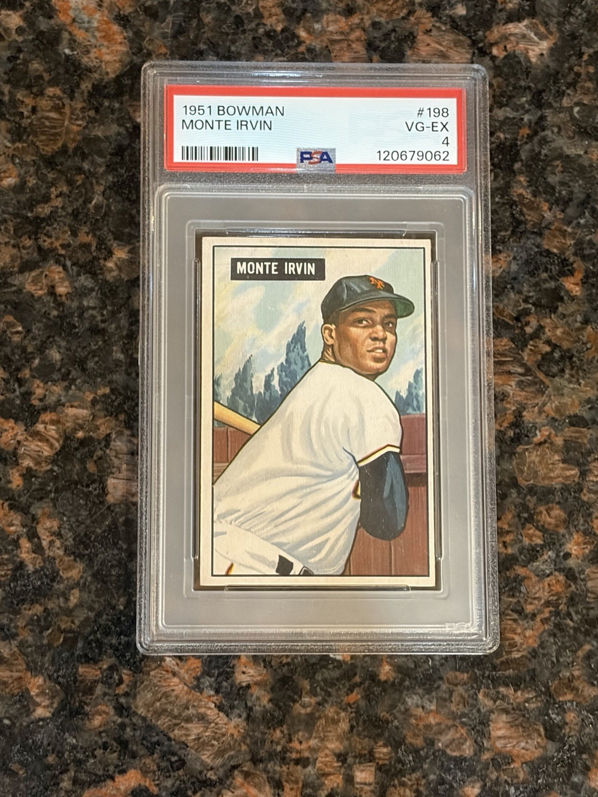 1951 Bowman Monte Irvin #198 Baseball Card PSA 4