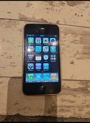 Apple iPhone 3G - 8GB - Black (O2) A1241 (GSM) for sale online