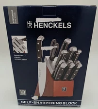 Henckels Statement 13pc Self Sharpening Knife Block Set: Stainless Steel
