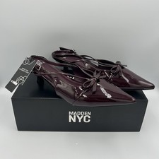 Women's Vixen Bow Slingback Kitten Heel Pumps Size 10 NEW