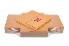 Wisaiboxl LP Mailers, 12.8x12.8x1-inch Vinyl Record Shipping 15 Pack, Brown