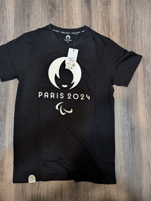 NWT Paris Olympics Shirt Medium Black 2024 Summer Olympic Games France Official
