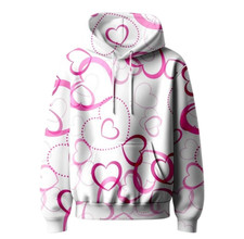 Abstract Heart Hoodie, Couple hoodie, valentine hoodie