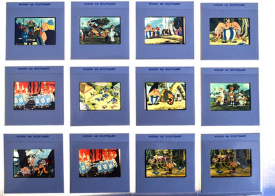 D297 25x Dias/Movie Slides ASTERIX DER GALLIER