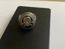 World War II. German silver ring. World War II.