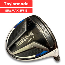 TaylorMade SIM MAX 3W 15 Fairway Wood Head Only Right Hand USED D4504