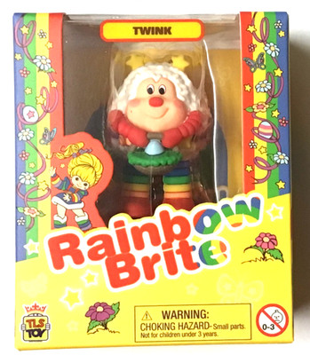 (1)  Rainbow Brite Spring Twink with Easter Basket CheeBee 2.5'' Mini Figure NEW!