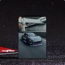 Windproof Oil Lighter Mazda Mx-5 Custom Printed Sports Car Design Gift