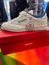 Reebok Club C 85 Vintage Men's 9 Women's 10.5 Cream Navy NEW With Box