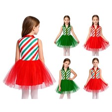 DE Kinder Mädchen Zuckerstangen Kleid Urlaub...