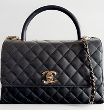CHANEL COCO HANDLE MEDIUM BLACK CAVIAR 2025