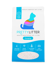 PrettyLitter Clumping Health Monitoring Cat Litter, Unscented, 10 lb Bag