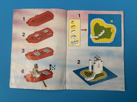 Lego Pirates 6265 Sabre Island Instruction Manual Only Vintage