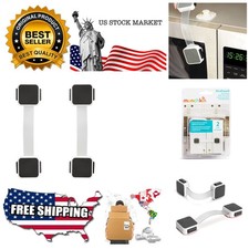 2 Pack Xtraguard Cabinet Locks - Double Locking Child Safety Latches for Homes