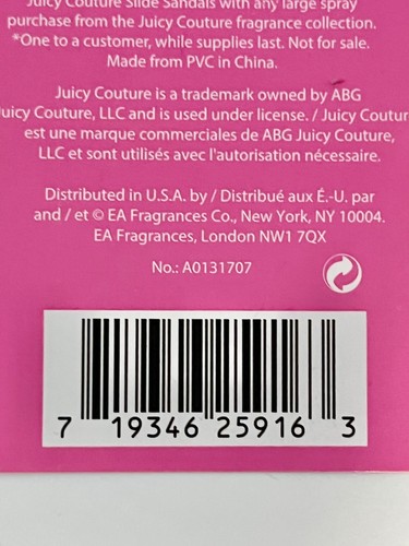 Sandali da donna Juicy Couture rosa caldo taglia US 9-10 (EU 40) regalo promozionale NUOVI - Foto 11 di 12