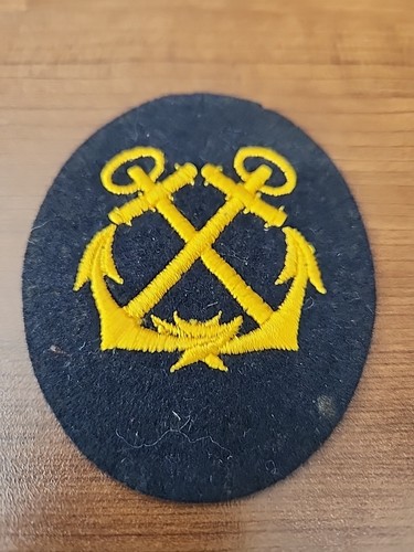 Original German WWII Senior Helmsman  Sleeve Patch