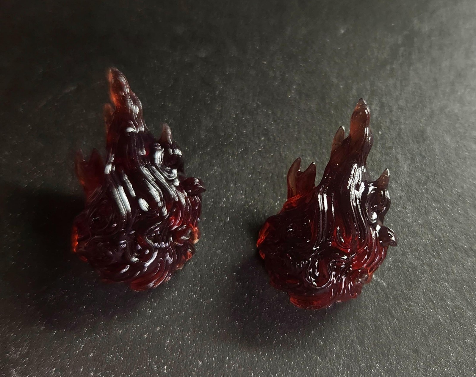 Effects - Purple Fire Flames Effects - 1:12 Scale