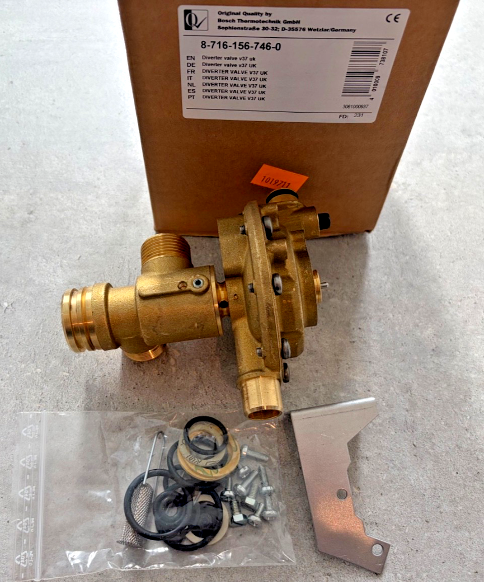 Worcester 24 26 28 35 CDi RSF Combi Boiler Diverter Valve V37 UK 87161567460 New