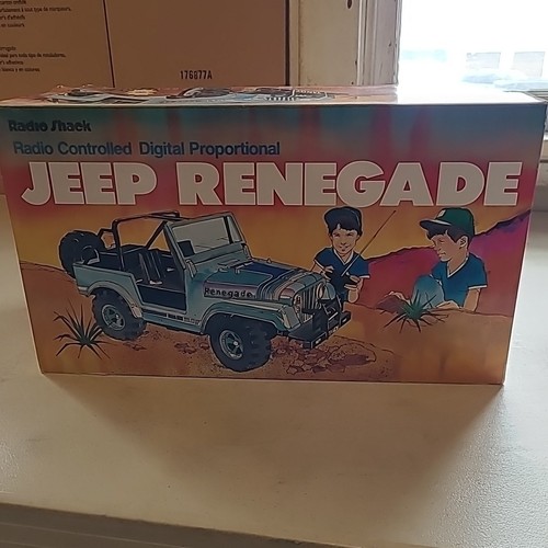 Radio Shack CJ7 Jeep Renegade 60-3089 Tandy Radio Control Vintage W Box Works - Picture 9 of 9