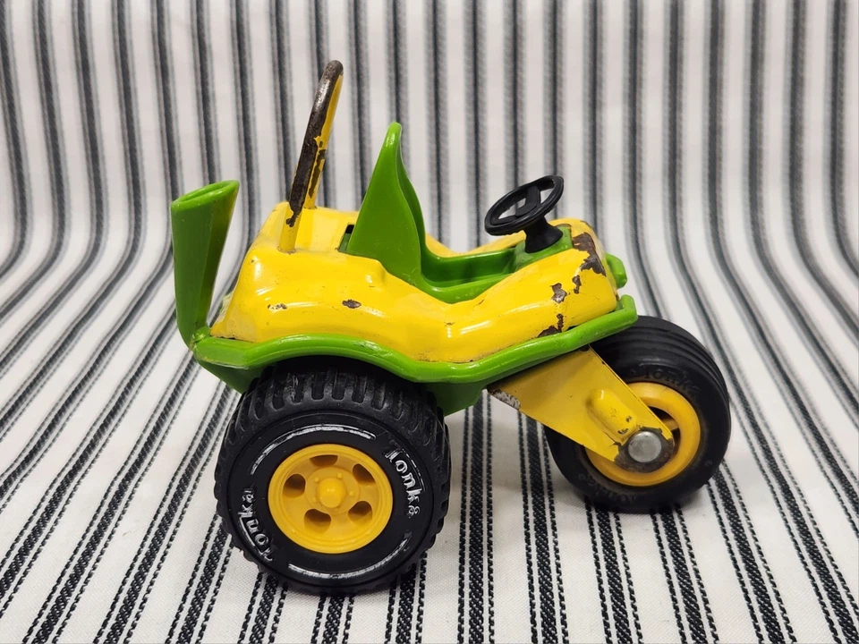 Triciclo ATV de 3 ruedas de colección, juguete de acero prensado - Tonka (c. años 70) Foto 3 de 4