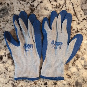 Akers Natural Rubber Latex Coated String Knit Gloves - LC 2000 10
