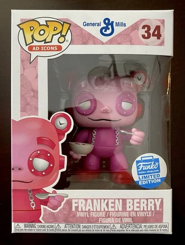 Funko POP! 34 Franken Berry Ad Icons Funko Shop Exclusive W/Protector