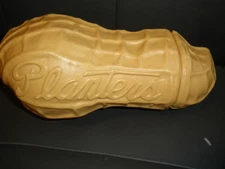 Vintage Planters Peanut Large Plastic Peanut Advertising Container Store Display