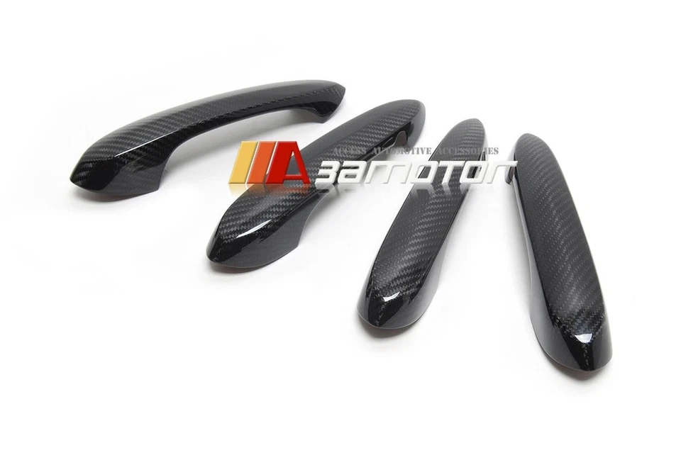 Carbon Fiber Door Handle Cover Trim 4 PCS fits 2021-2023 BMW G80 M3 Sedan Foto 2 de 4