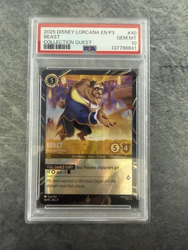 Beast - Gracious Prince graded PSA 10 for sale on eBay