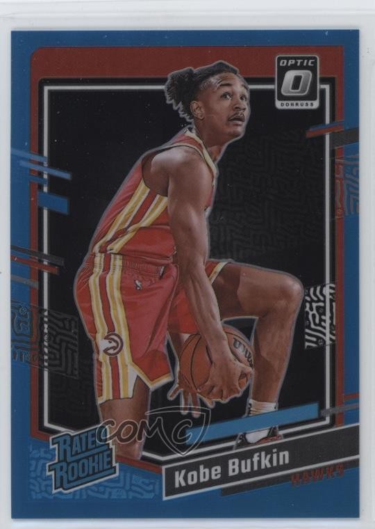 2023 Panini Donruss Optic Rated Aqua Prizm 82/249 Kobe Bufkin #220 Rookie RC u6m