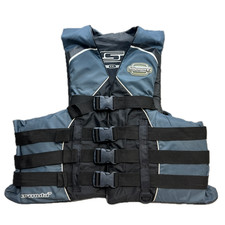Slippery Reform Life Vest Adult Small 50-60 inch Grey PWC 2XL XXL