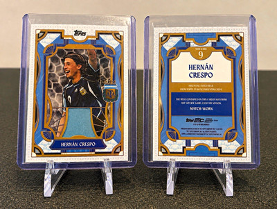 Topps 2024-25 Argentina Team Set Hernan Crespo Argentinien Tango Relic TR-HC