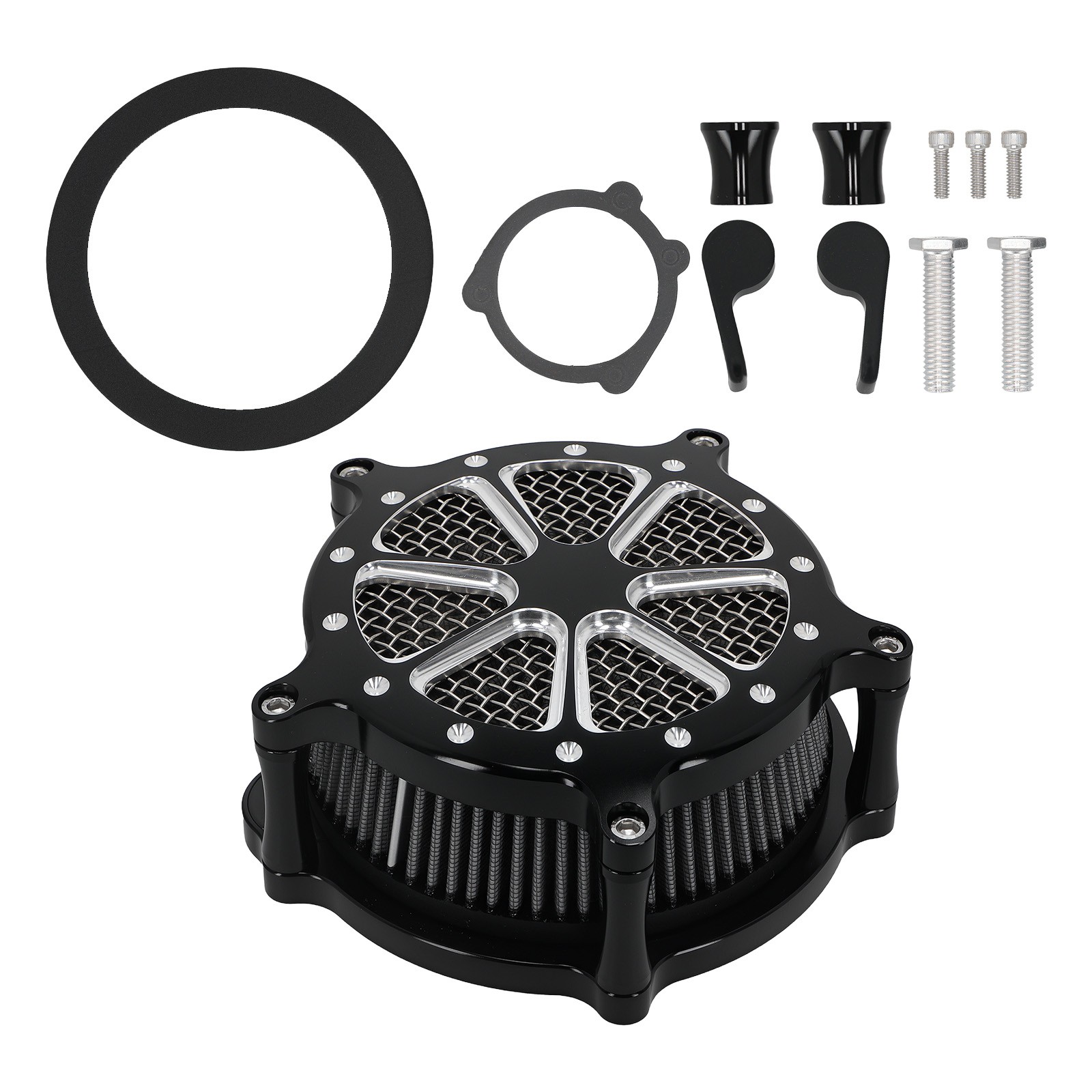 Air Cleaner Intake Filter For Touring Road King Street Glide Softail Dyna 04-22