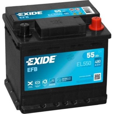 Exide EL550 EFB Autobatterie 55Ah