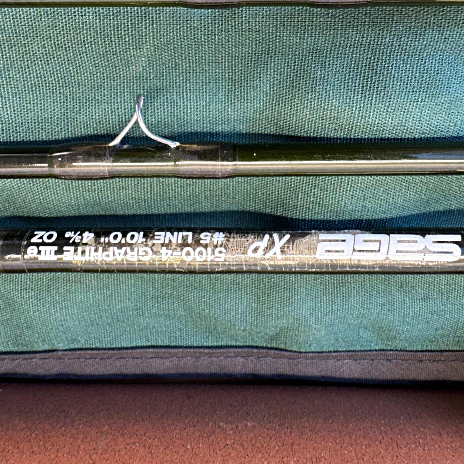 Sage XP 5100-4 10ft 5wt 4pc Fly Rod Fast Action Trout Tube & Sock